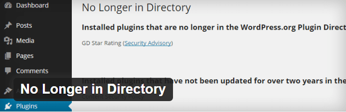 No Longer in Directory:  vulnerability plugin