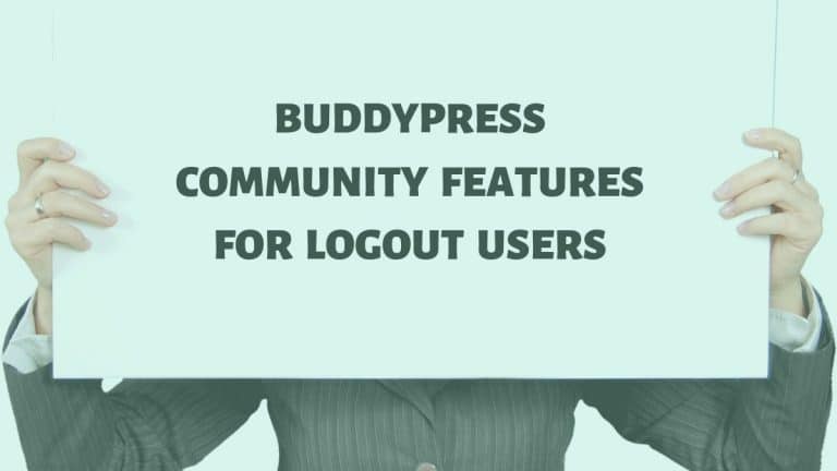 BuddyPress community