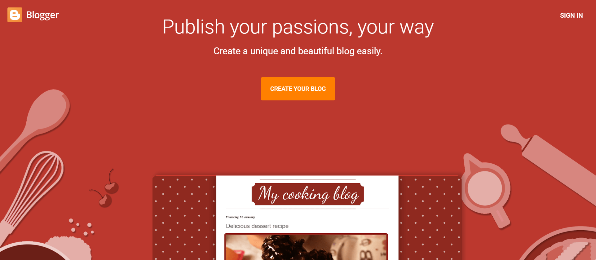 Blogger blogging pplatform
