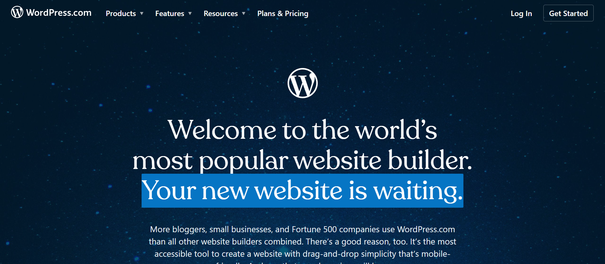 WordPress website builder