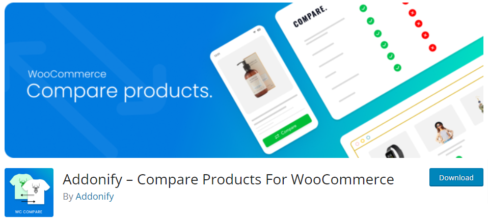 Addonify –WooCommerce Compare Plugins