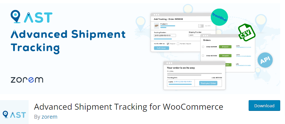 Advanced-Shipment- WooCommerce Shipment Tracking Plugins