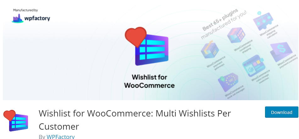  Wish List for WooCommerce- WooCommerce Wishlist Plugins