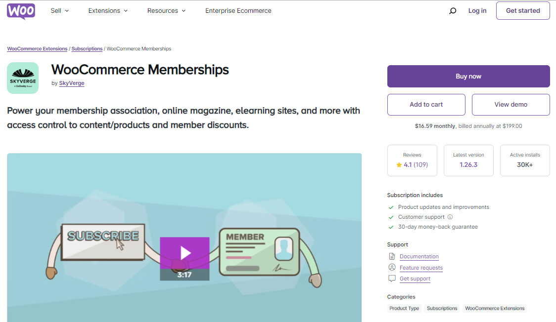 WooCommerce Memberships- WooCommerce Membership Plugins